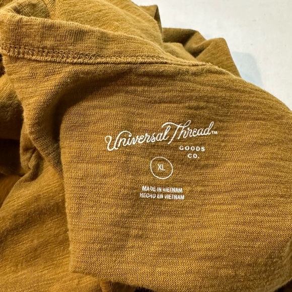 Universal Thread Brown Sleeveless Midi Dress V-Neck Side Slits Size XL - Picture 8 of 11